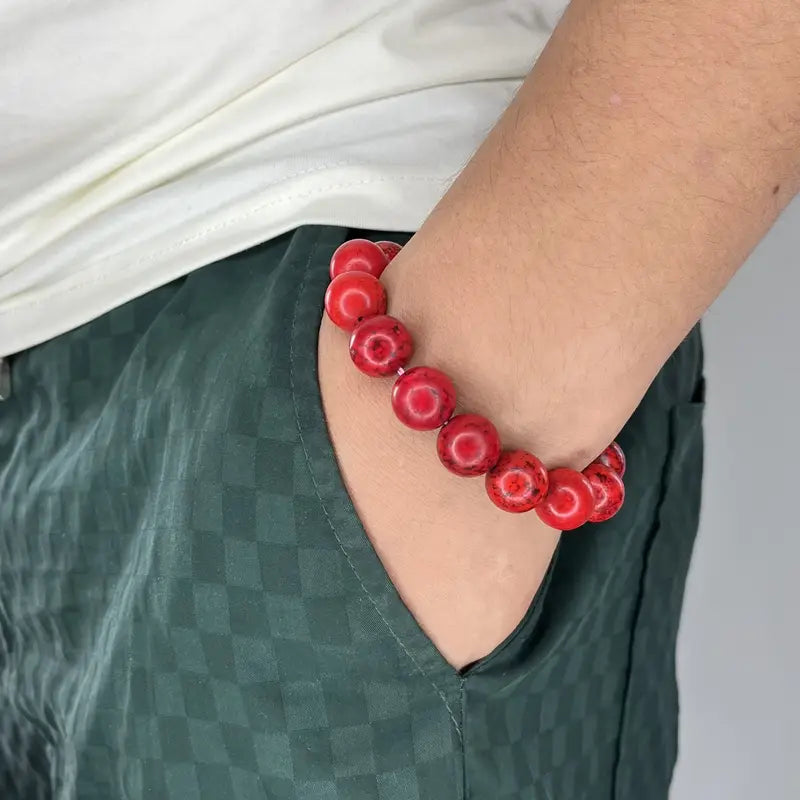 Red Turquoise Bracelet