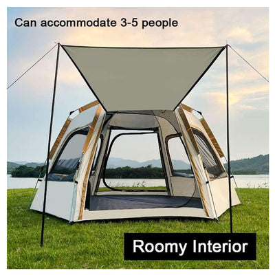 6-Person Family Camping Tent
