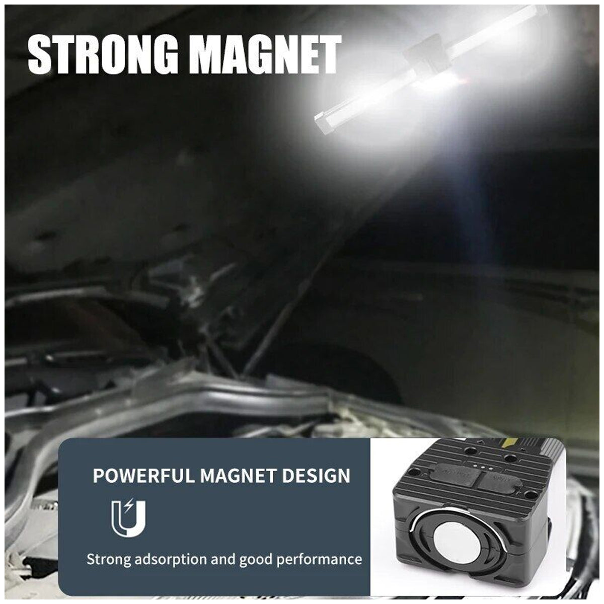 COB Camping Light Adjustable XPE LED Tent Lamp FlashlightHiking Outdoor Supplies