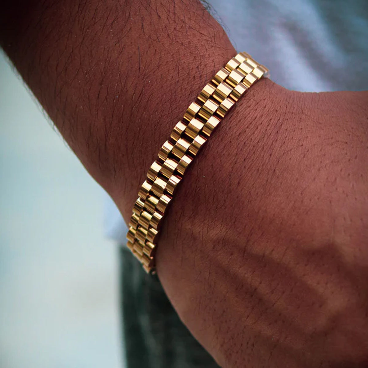The Golden Rolex Style Bracelet