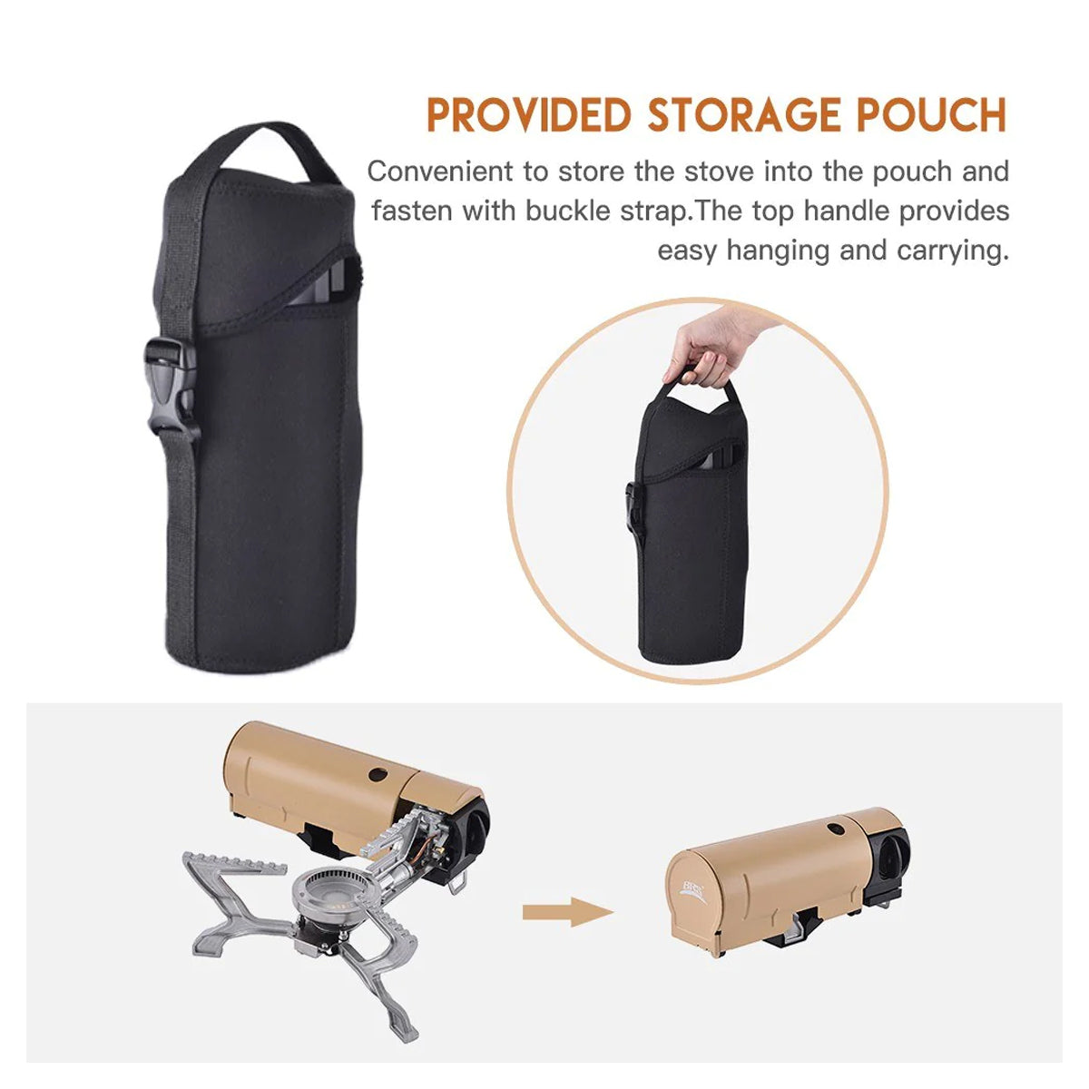 Foldable Portable Butane Stove 2670W Camping Stove