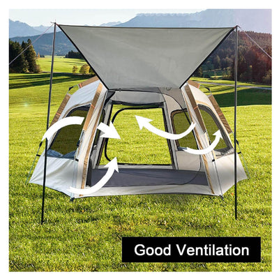 6-Person Family Camping Tent