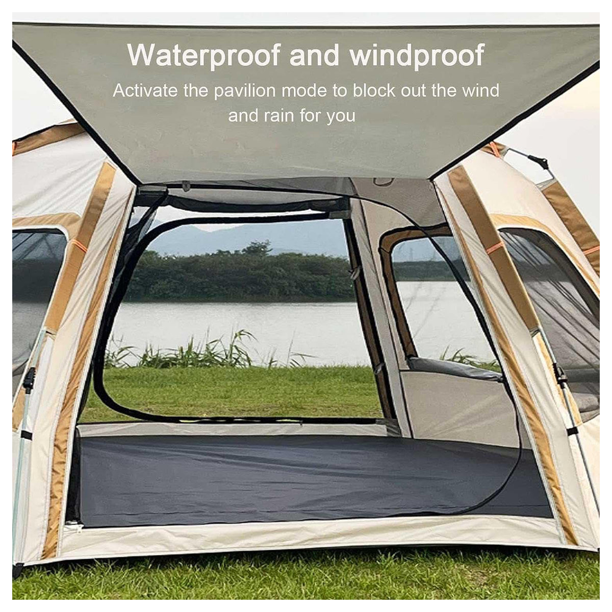 6-Person Family Camping Tent