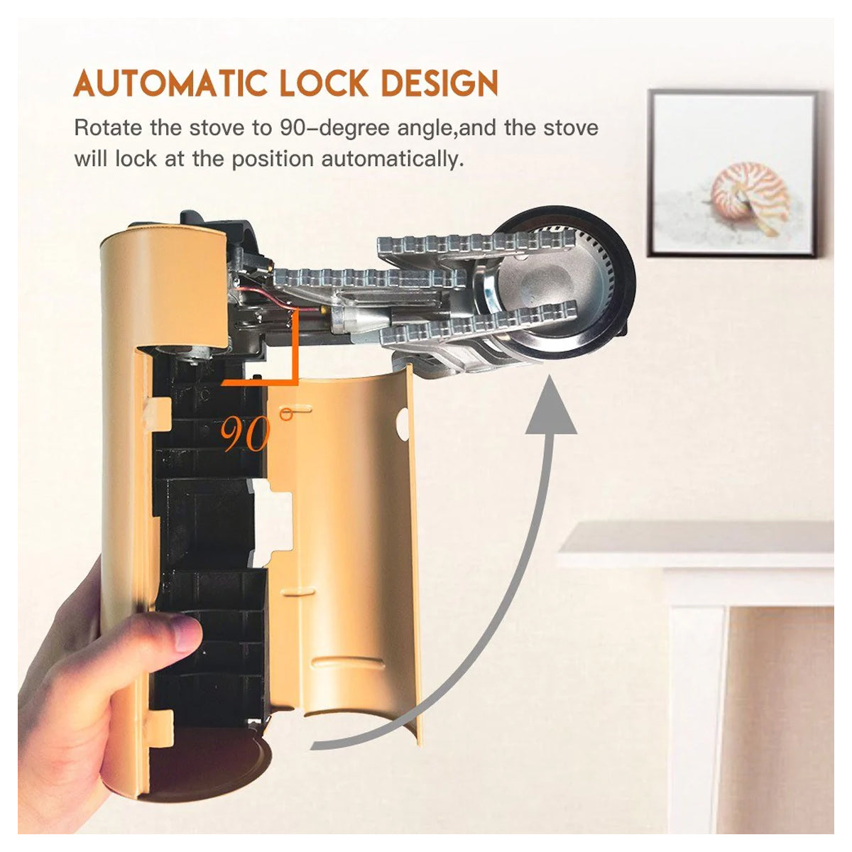 Foldable Portable Butane Stove 2670W Camping Stove