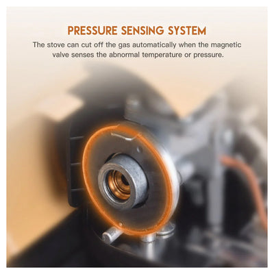 Foldable Portable Butane Stove 2670W Camping Stove