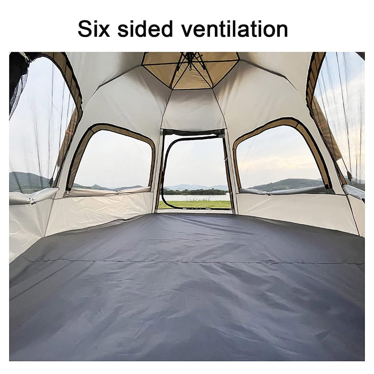 6-Person Family Camping Tent