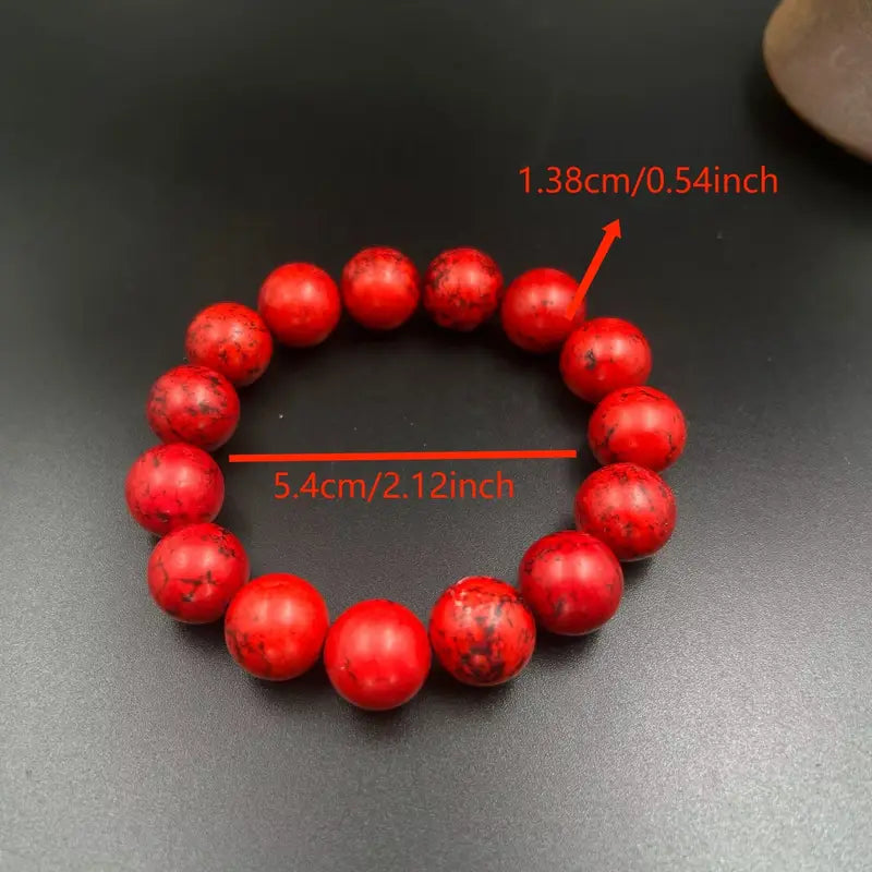 Red Turquoise Bracelet