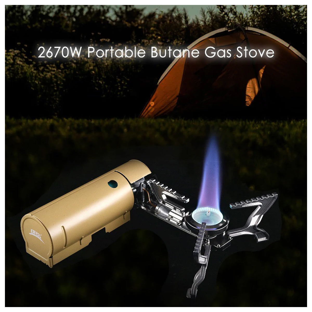 Foldable Portable Butane Stove 2670W Camping Stove