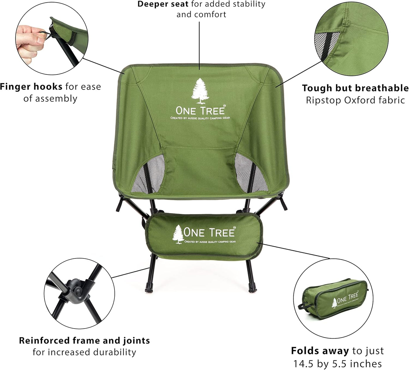 One Tree Compact Folding Camping Chair