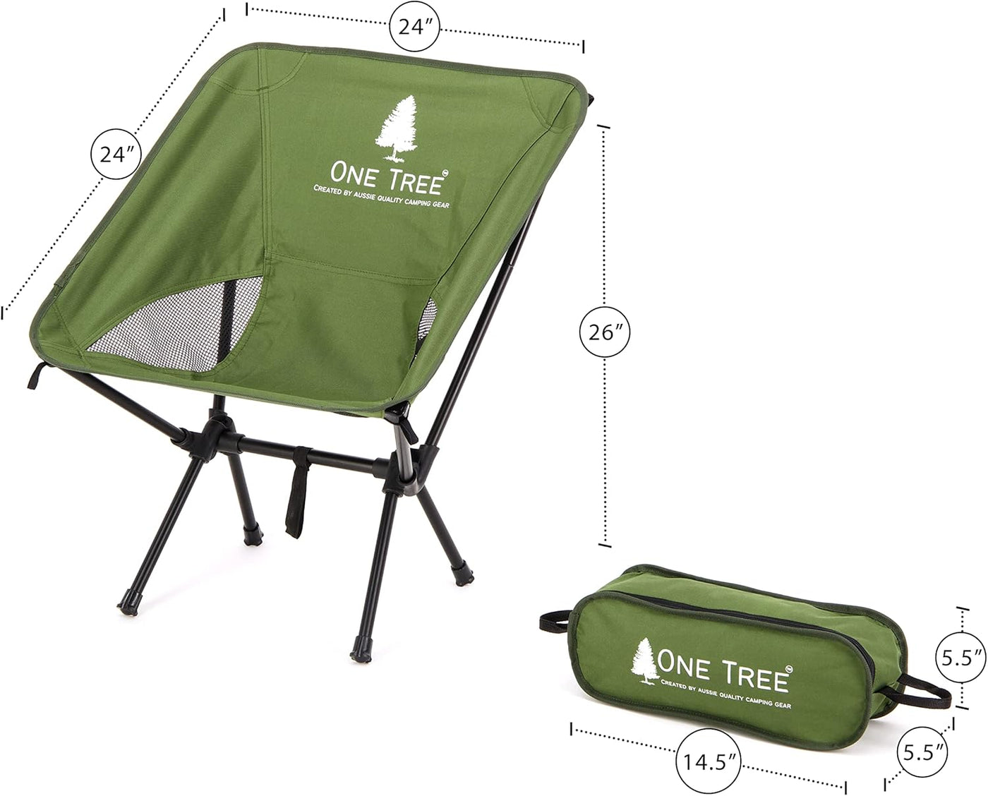 One Tree Compact Folding Camping Chair