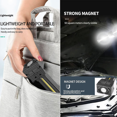 COB Camping Light Adjustable XPE LED Tent Lamp FlashlightHiking Outdoor Supplies