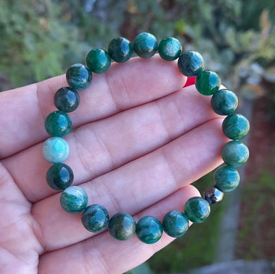 Green Mica Bracelet