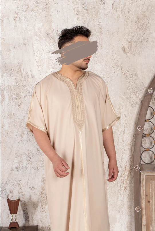 Premium Beige Qatari Thobe