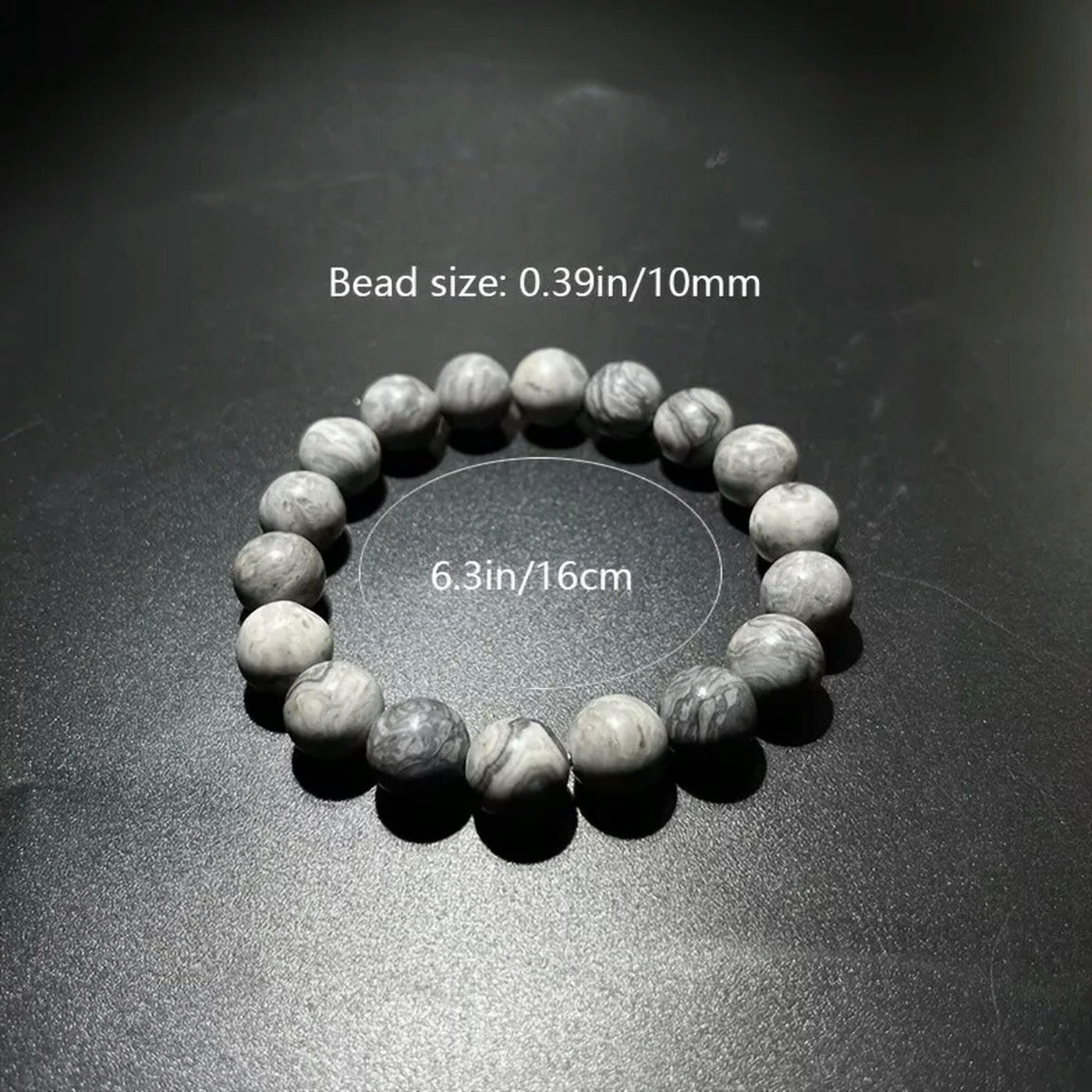 AAA Natural Map Stone/Grey Jasper Gemstone