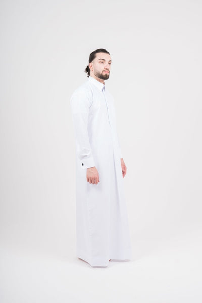 Mens White Qatari Thobe