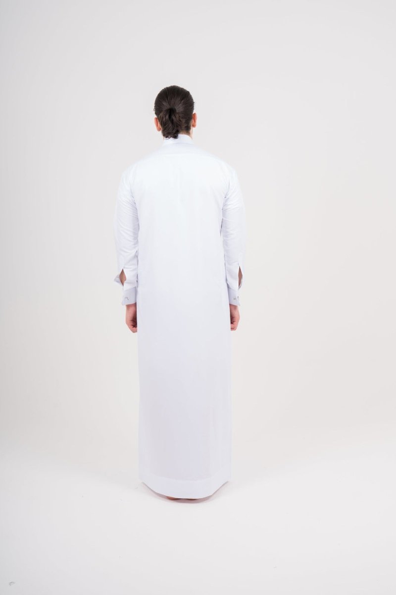 Mens White Qatari Thobe
