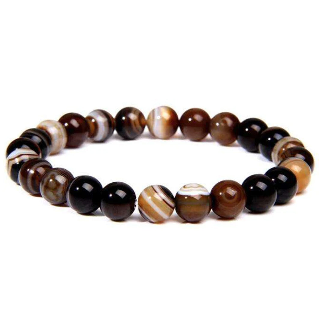 Persian Agate (Sulemani Aqeek) bracelet for Growth & Abundance