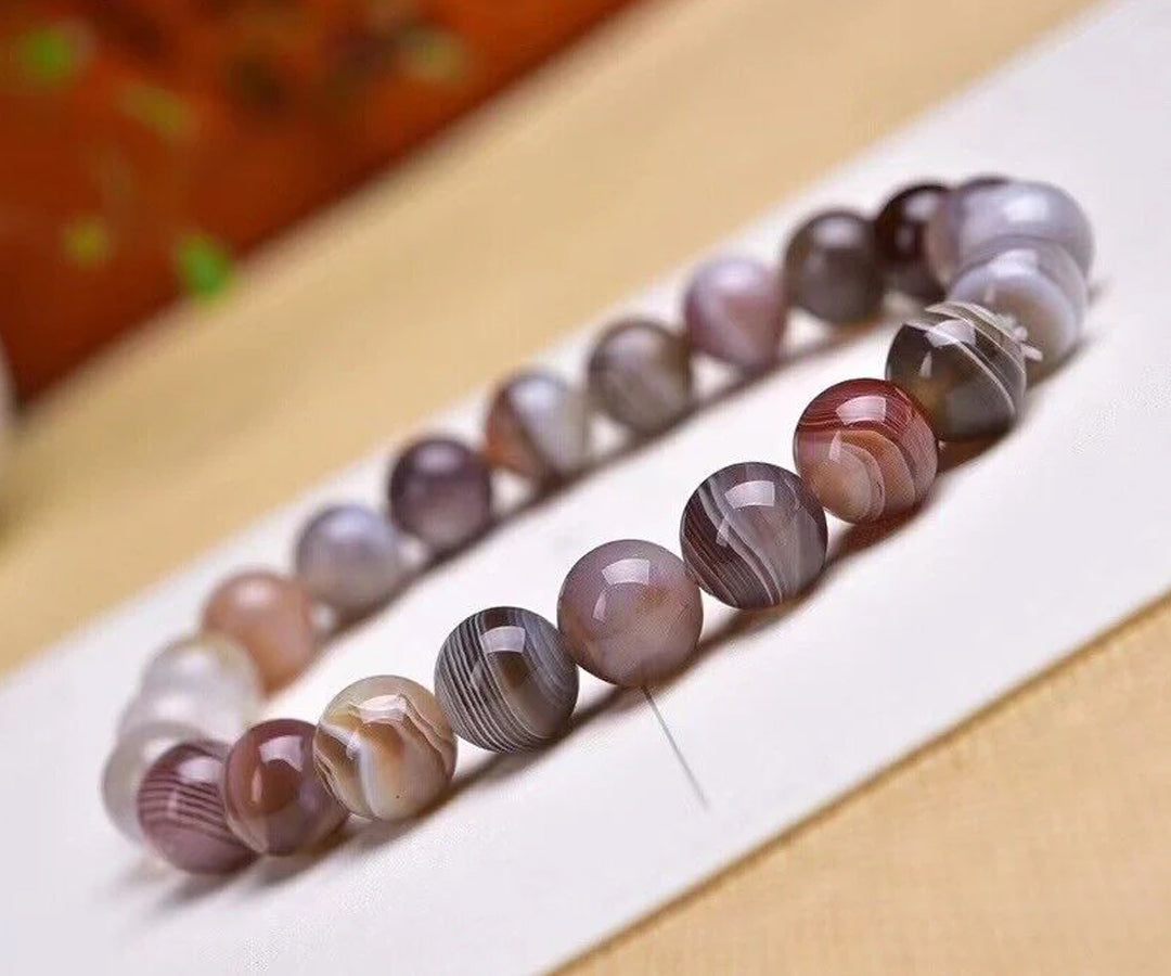 Persian Agate (Sulemani Aqeek) bracelet for Growth & Abundance